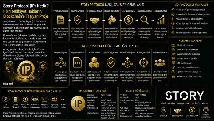 Story Protocol (IP) Nedir? Fikri Mülkiyet Haklarını Blockchain'e Taşıyan Proje